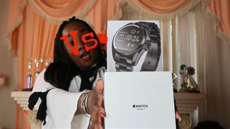 michael kors smartwatch vs apple watch 4